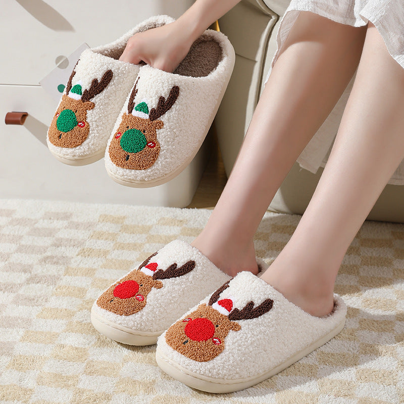 Soft Cozy Christmas Slippers